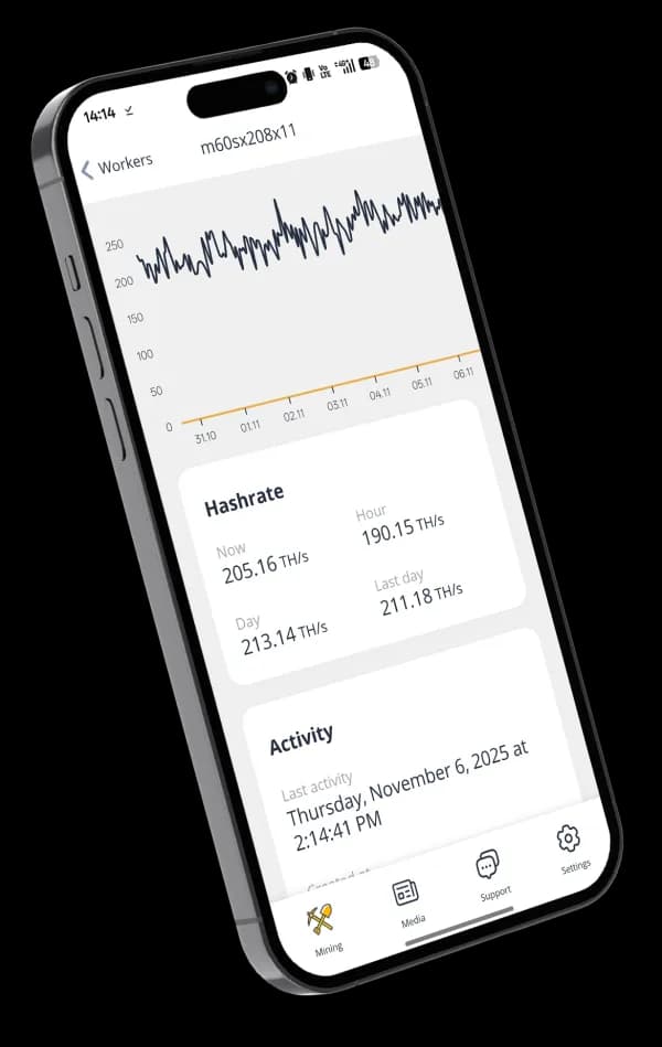 mobile app screen